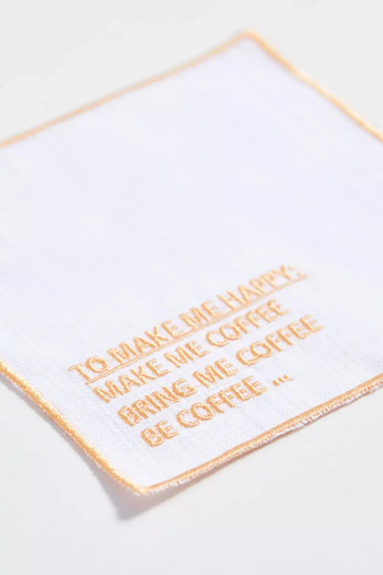 Deeps Brands Coffee - Orange Presentation Napkin
