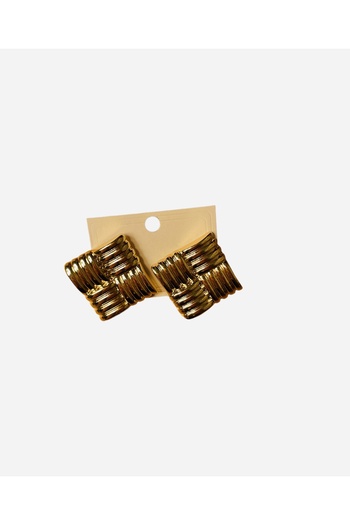LEO Steel EARRING HAİLEY BİEBER MODEL GOLD STYLISH LUXURY