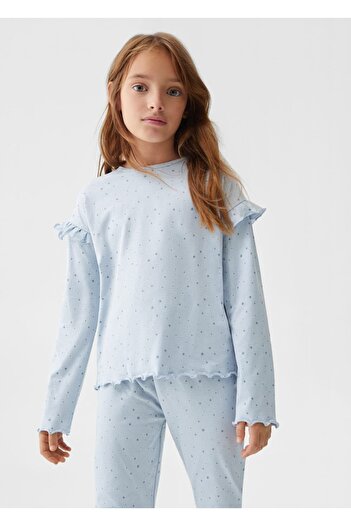 MANGO Kids Orange Pajama Set for Kids