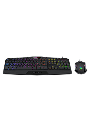 REDRAGON S101-5 Oyuncu RGB Klavye + Mouse K503RGB + M601RGB