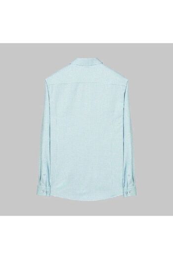 Sarar GOIAS KARELİ YEŞİL GÖMLEK-Yeşil - XXL