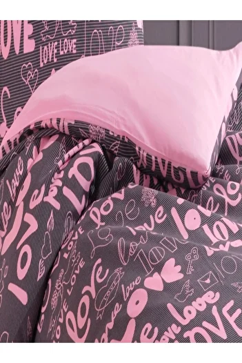 üntaş Serenat Dublu Dublu Față Love Pattern Set Duv Pilotă Love Couple