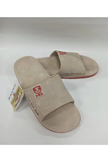 GEZER شبشب نعل غير قابل للانزلاق للاستخدام اليومي باللون البيج للجنسين