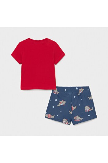 MAYORAL Baby Boy Summer Girl Knitted Dark Blue Bottom-Top Set