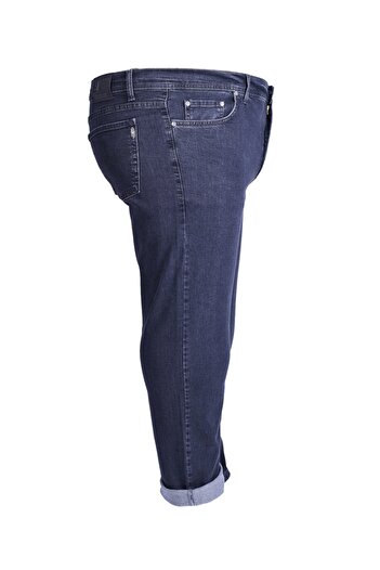 Morwagon Plus Size Men's Gray Jeans