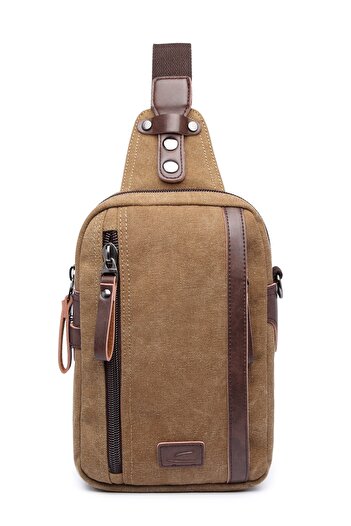 CACTİVE C-active Bady Bag Канавас Çanta Camel