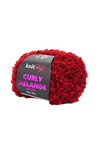 knitme Knit Me Curly Melange KCM57 Κόκκινο Μελανζέ