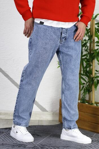 WAFRA Men's Straight Leg Washed Boyfriend Pants