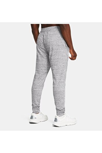 Under Armour 1380843 -011 UA Rival Terry - Γκρι ανδρικό παντελόνι Jogger Slim Fit