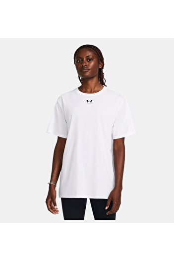 Under Armour Γυναικείο κοντό μανίκι UA Campus Oversize 1387193 -100