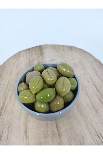 etik yerli ürünler Memecik Cinsi Dilme Tatlanmış Zeytin 5 Kg