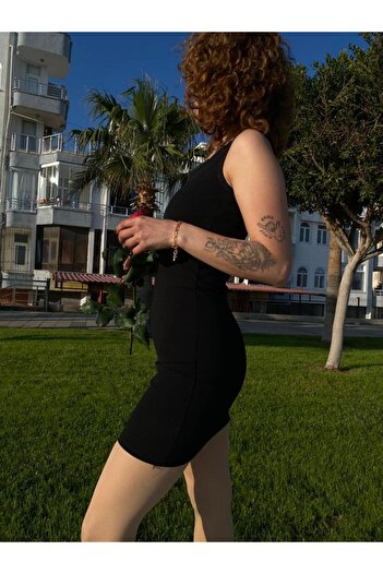 Bak'ap Black Mini Dress
