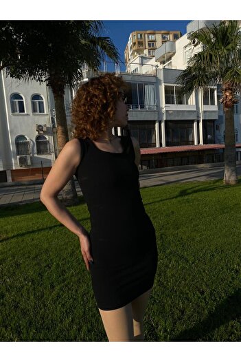 Bak'ap Black Mini Dress