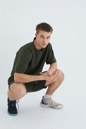 Ayans Pijama 100% Cotton Waffle Oversize Sports Suit