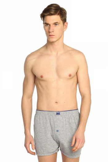 Tutku Men's 100% Cotton Buttoned Boxers 2 Pack