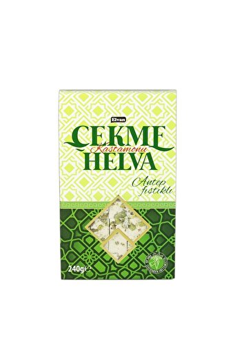 Elvan 240 Gr. Halva Pull - Pistachio (1 Pack)