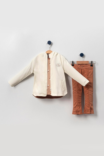 ADABEBEK Stylish Suit with Denim Jacket and Spanish Leg Leggings233078