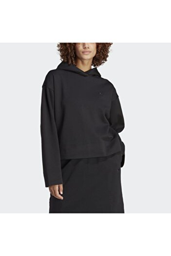 adidas ADIDAS ESS SHORT HOODY WOMEN'S SWEAT - IC5247
