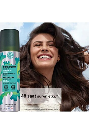 Yves Rocher Arındırıcı Kuru Şampuan / Pure Detox Detoks Etkili Okyanus Algi 150 ml