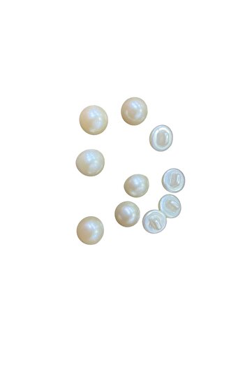Aslı İplik Pearl Cream button 10 pieces