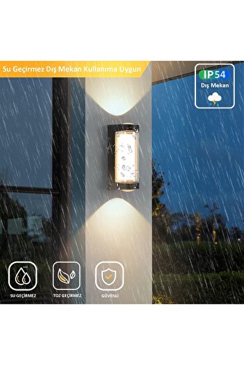 Ucuz Geldi Dekoratif 3 Yönlü Led Aydınlatma 9w 3200K Gün Işığı İç ve Dış Mekan Cata Lara Led Aplik