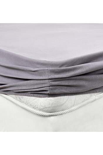 ATACA TEKSTİL Single Person Elastic Sheet Quality Fabric 100% Cotton, Sheet Cover Set, Breathable Fabric 90x200