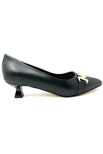 PUNTO 547781 Black Women's Hazelnut Heel Shoes