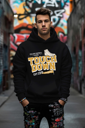 ADABEBEK Легендарна толстовка Touch Down Tarz Rahat Kesim Oversize