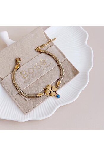 Boise Atelier Clover 0.2 Steel Bracelet