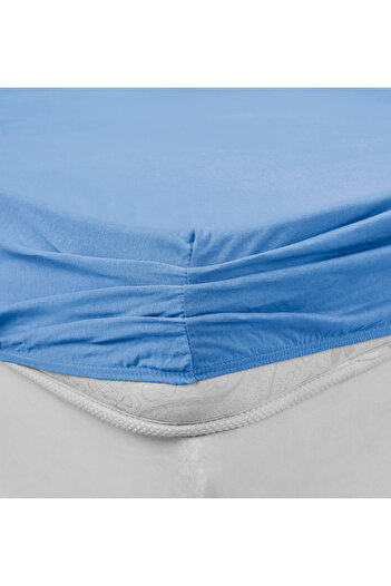 ATACA TEKSTİL Double Elastic Sheet Quality Fabric 100% Cotton, Sheet Cover Set, Breathable Fabric 200x200