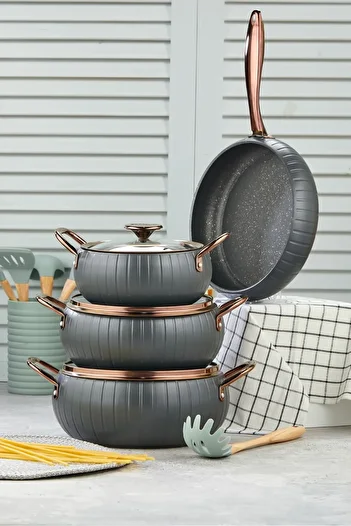 Cooker 7 Piece Granite Pot Pan Set