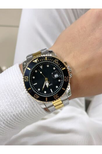 Bimodabu CALENDARED STEEL CORD WRISTWATCH (UNISEX USABLE)