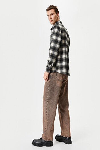 Koton Braune Herrenjeans 4WAM40378ND