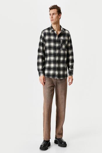 Koton Braune Herrenjeans 4WAM40378ND