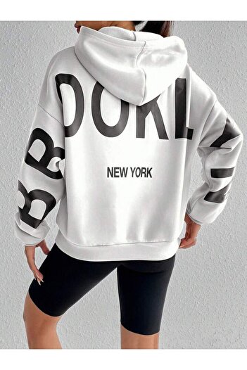 Machetta Brooklyn Printed Unisex Plus Size Sweatshirt Hoodie