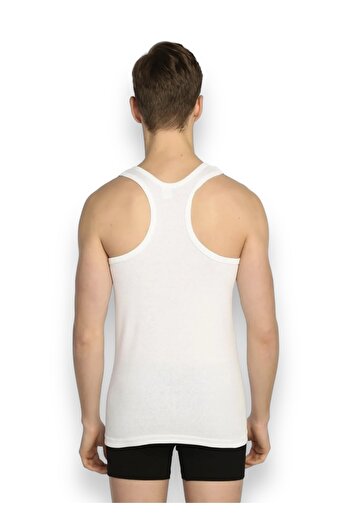 Seher Star Men's Ribbed Sports Undershirt