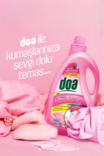 Doa Sıvı Çamaşır Deterjanı Yünlü Ve Narinler 50 Yıkama 2700x4 Adet