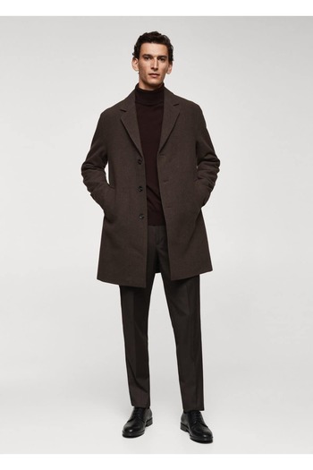 MANGO Man Heat regulating wool coat