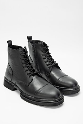 Tamer Tanca Ανδρικές μπότες casual από γνήσιο δέρμα 801 Tk001 Erk Bot Sk23/24
