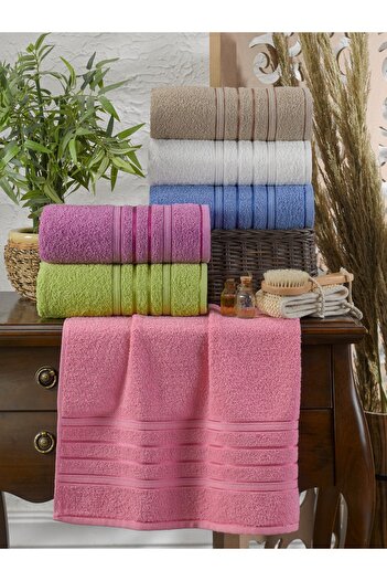 Valezium 6 PCS COTTON HAND - FACIAL TOWEL SET HOBBY