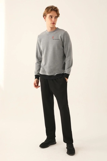 Arnetta MEN'S BISKLET COLLAR LONG SLEEVE MEN'S PAJAMAS SET 2778