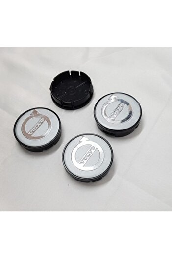 DURU DORUK Jant Göbeği Volvo 58/55 55mm Yuva 4'lü Set Silver
