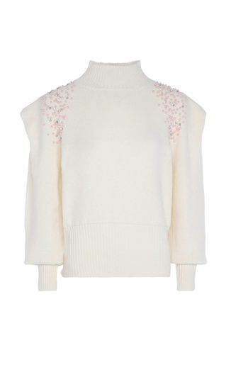 Faina Pullover mit Perlen