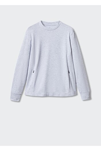 MANGO Man Hava Geçirgen Antibakteriyel Sweatshirt