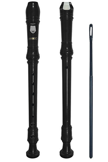 Midex Fl-8bk Kaliteli Siyah Blok Flüt