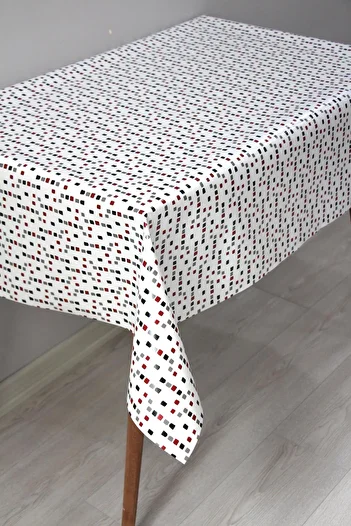 DDHOME Lined Erasable PVC Oilcloth Tablecloth 126-A