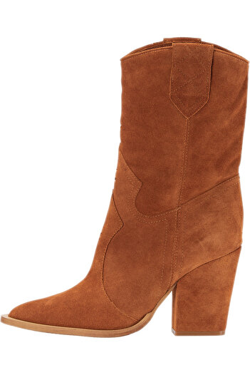 USHA Verloursleder Cowboystiefel
