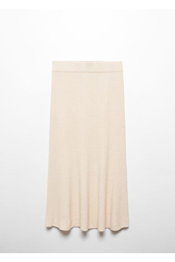 MANGO Woman Fitilli midi etek