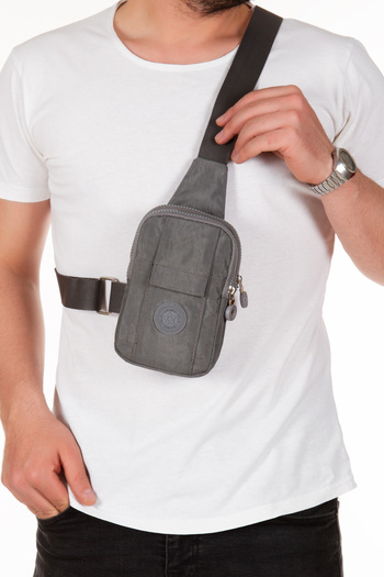 Newish Polo Unisex Cross Strap Shoulder and Waist Bag with Phone Compartment, Daily Sports and Travel