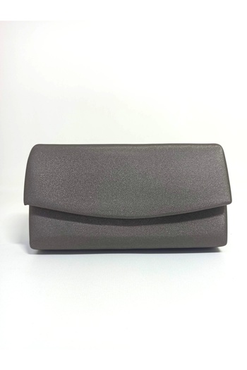 dizaynbag Women's gray satin mini evening bag